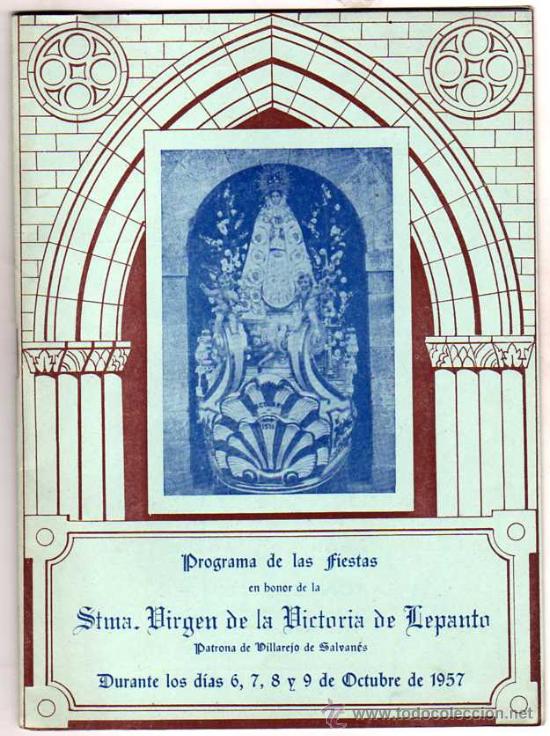Fiestas patronales en honor a Nuestra Señora de la Victoria 1957 Villarejo de Salvanés
